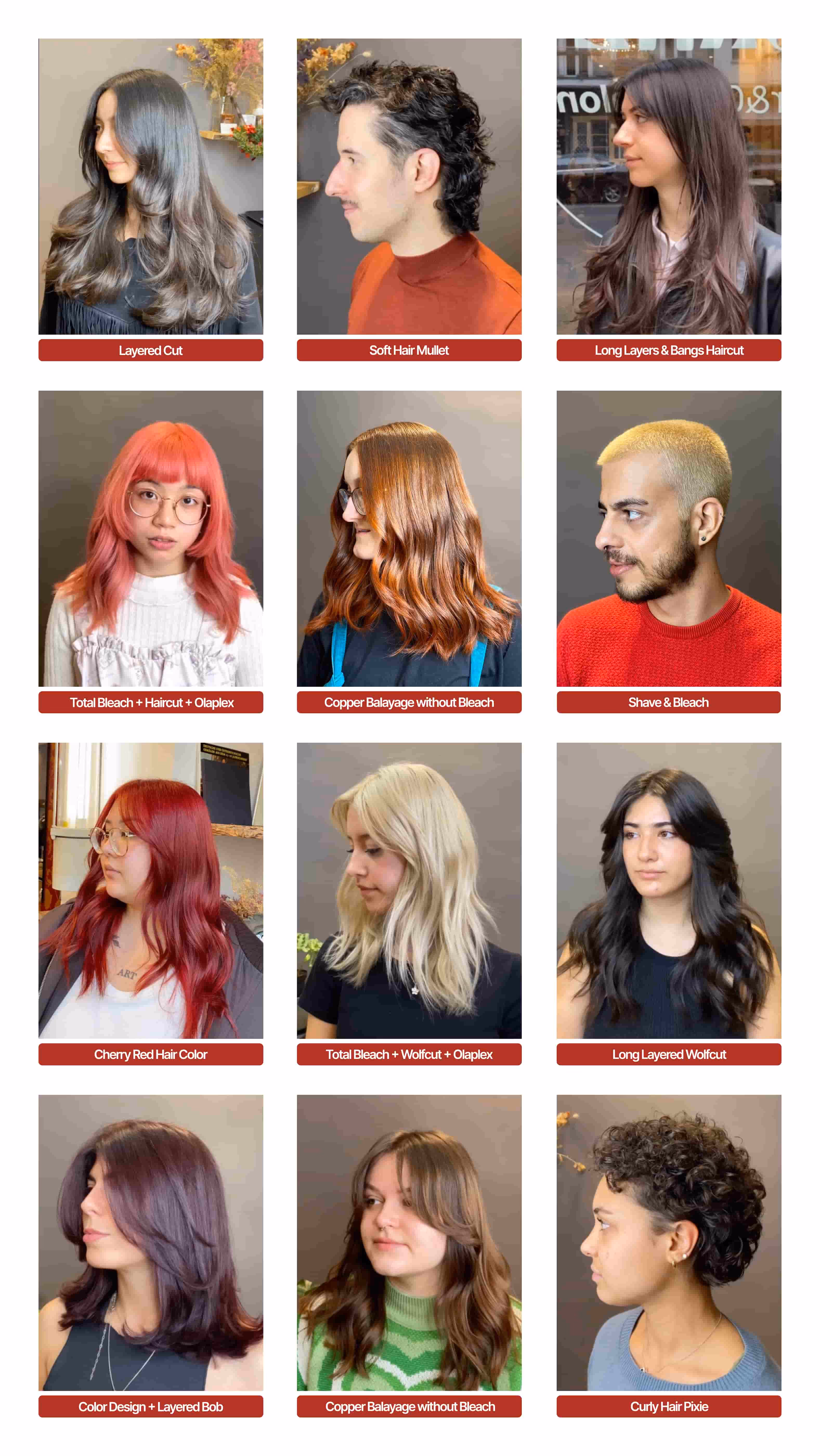 a collage of a group of people