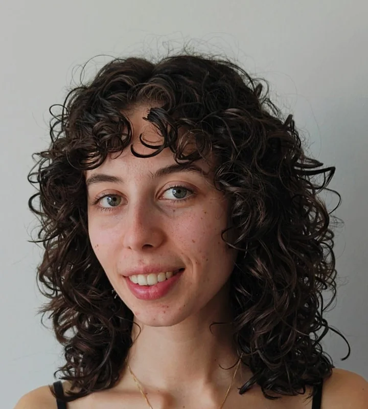 Curly Shag by Andrea at Renasanz Salon
