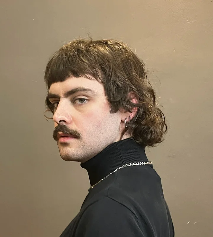 Curly Mullet by Joshua at Renasanz Salon