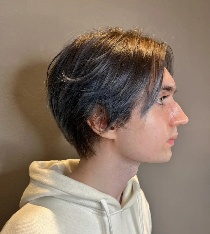 Men's Layered Cut by Yuri at Renasanz Salon